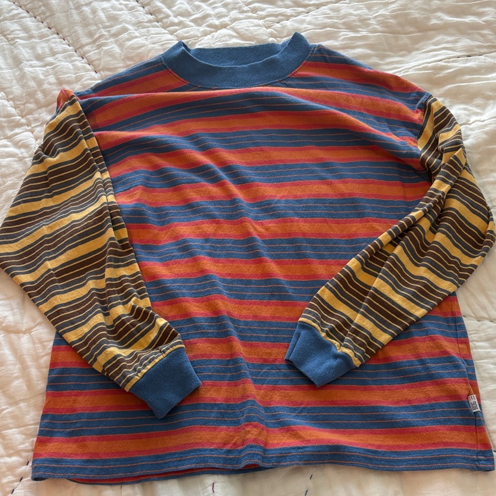 Urban Outfitters Multicolor Striped Long Sleeve Tee